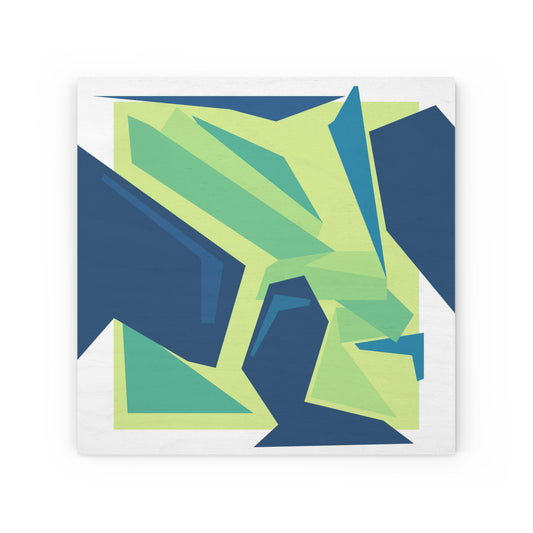 LIME GEODES - Wood Canvas