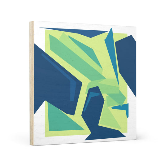 LIME GEODES - Wood Canvas