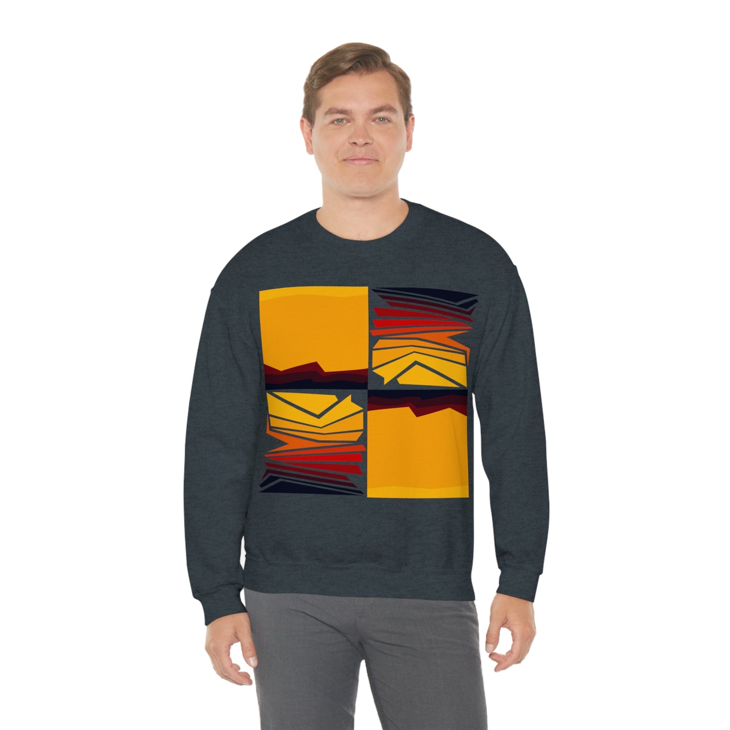 MINIMAL SUNSETS 100 - Unisex Heavy Blend™ Crewneck Sweatshirt