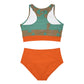 ABSTRACT SHAPES 103 CLEMENTINE - Sporty Bikini Set (AOP)