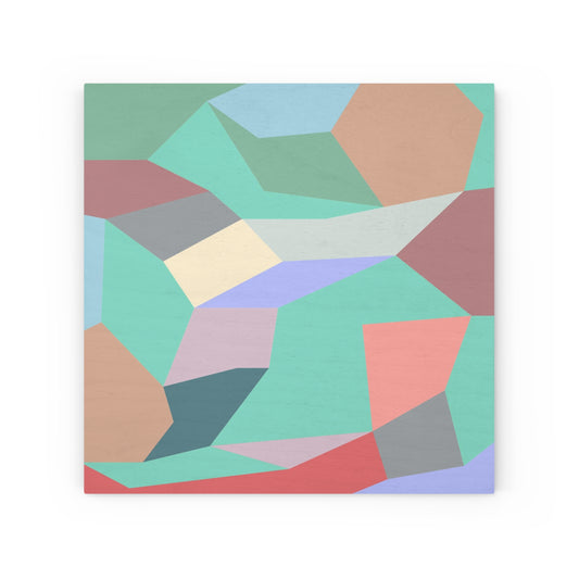 MINT GEODES - Wood Canvas
