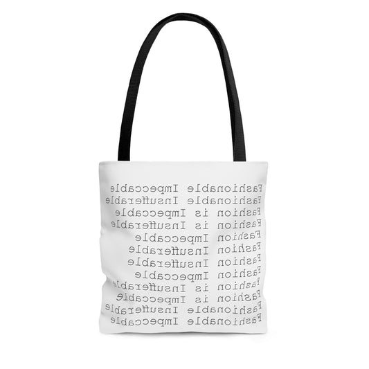 FASHION 101 WHITE - Tote Bag