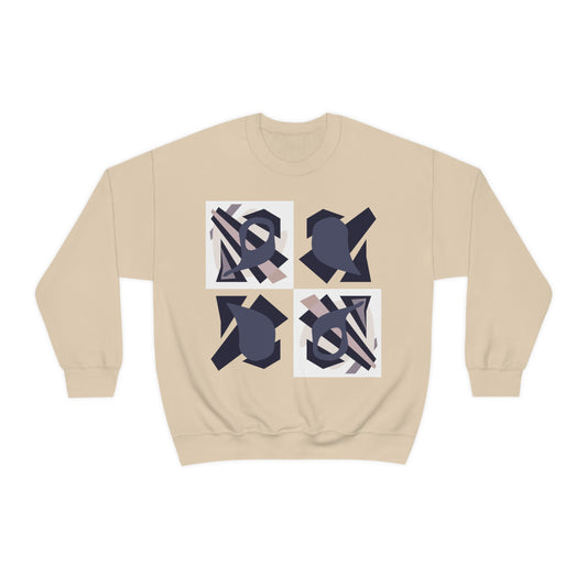MINIMAL SHAPE 106 PATTERN - Unisex Heavy Blend™ Crewneck Sweatshirt
