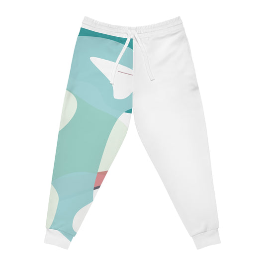 BLUE BLOB 101 - Athletic Joggers RIGHT SIDED (AOP)