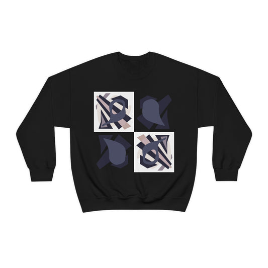 MINIMAL SHAPE 106 PATTERN - Unisex Heavy Blend™ Crewneck Sweatshirt