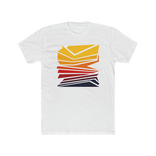 MINIMAL SUNSET 100102 - Men's Cotton Crew Tee