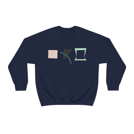 MINIMAL SHAPES 101 - Unisex Heavy Blend™ Crewneck Sweatshirt