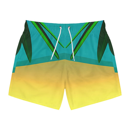 TROPICAL MINIMAL 101 - Swim Trunks (AOP)