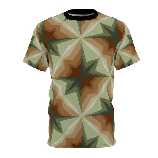EARTH PATTERN 100101 - All Over Print - Unisex Cut & Sew Tee (AOP)