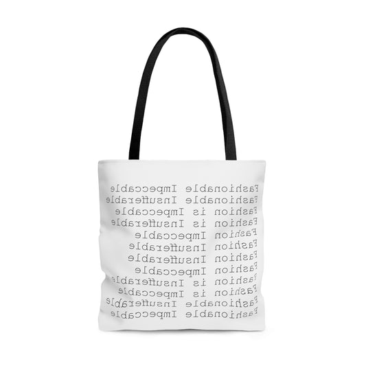 FASHION 101 WHITE - Tote Bag