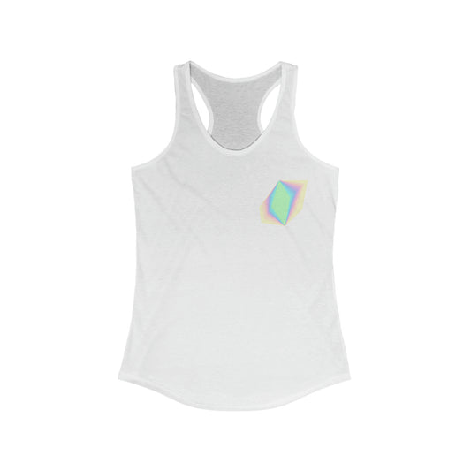 RAINBOW GEODE 101 - Women's Ideal Racerback Tank