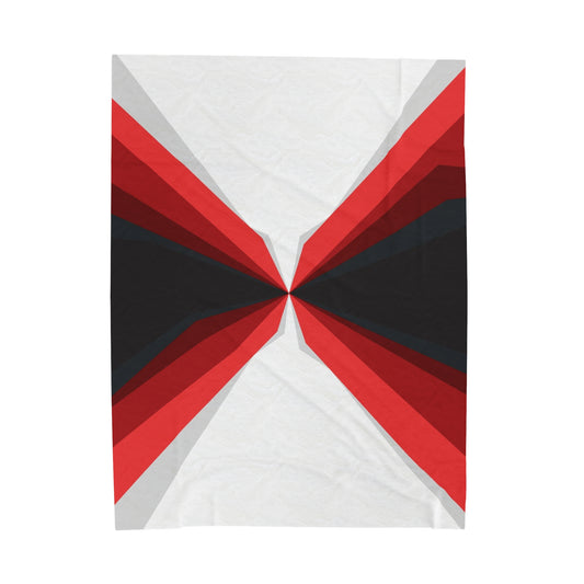 RED PORTAL 101 - Velveteen Plush Blanket