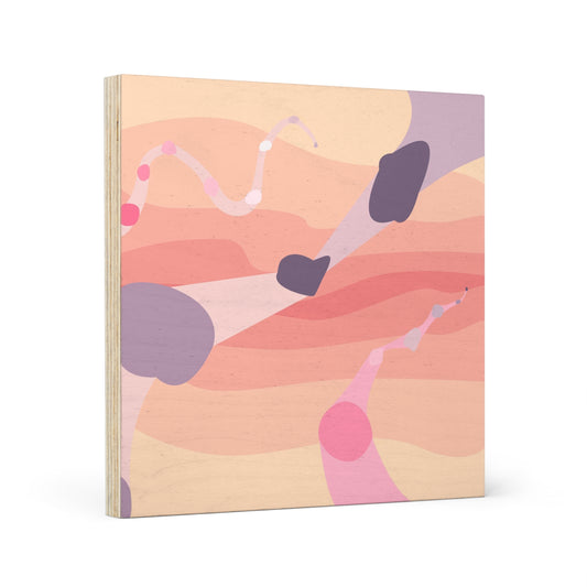 PINK PIPES - Wood Canvas