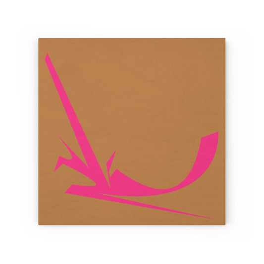 PINK SHAPE TAN 101 - Wood Canvas