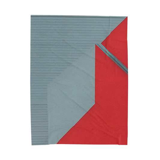 ABSTRACT SHAPES 101 - Velveteen Plush Blanket