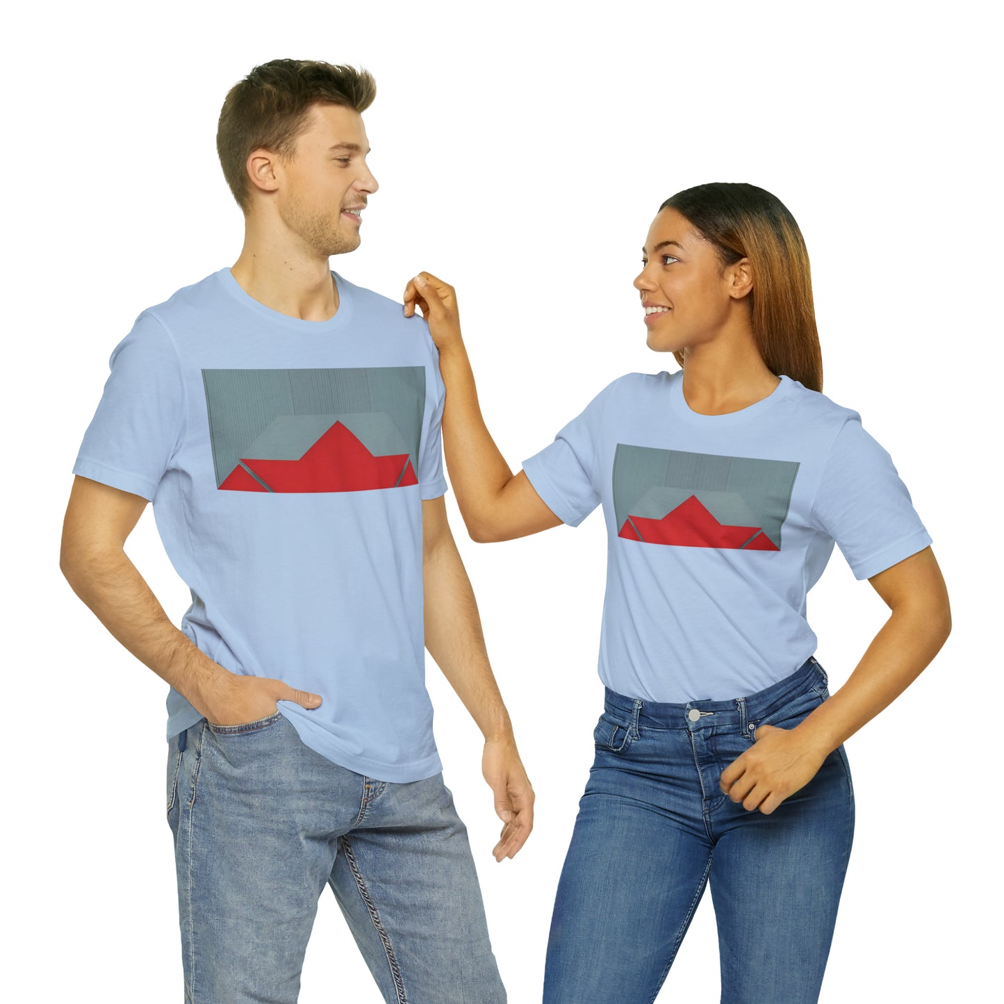 ABSTRACT SHAPES 101 MIRROR - Unisex Jersey Short Sleeve Tee