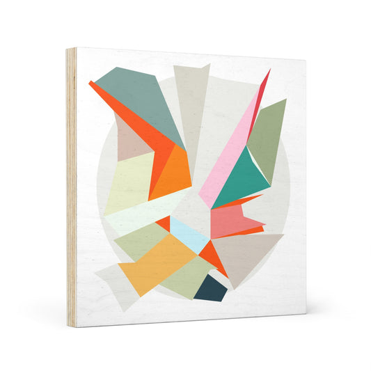 TROPICAL GEODE - Wood Canvas