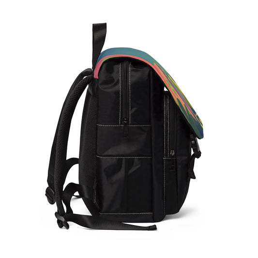 TROPICAL SIMPLE CITY 101 - Unisex Casual Shoulder Backpack