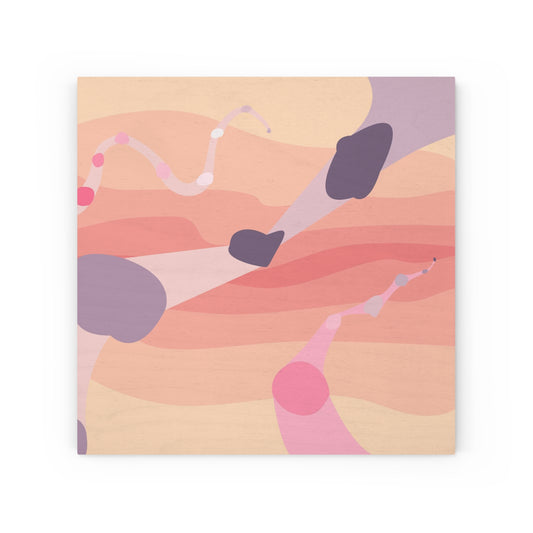 PINK PIPES - Wood Canvas