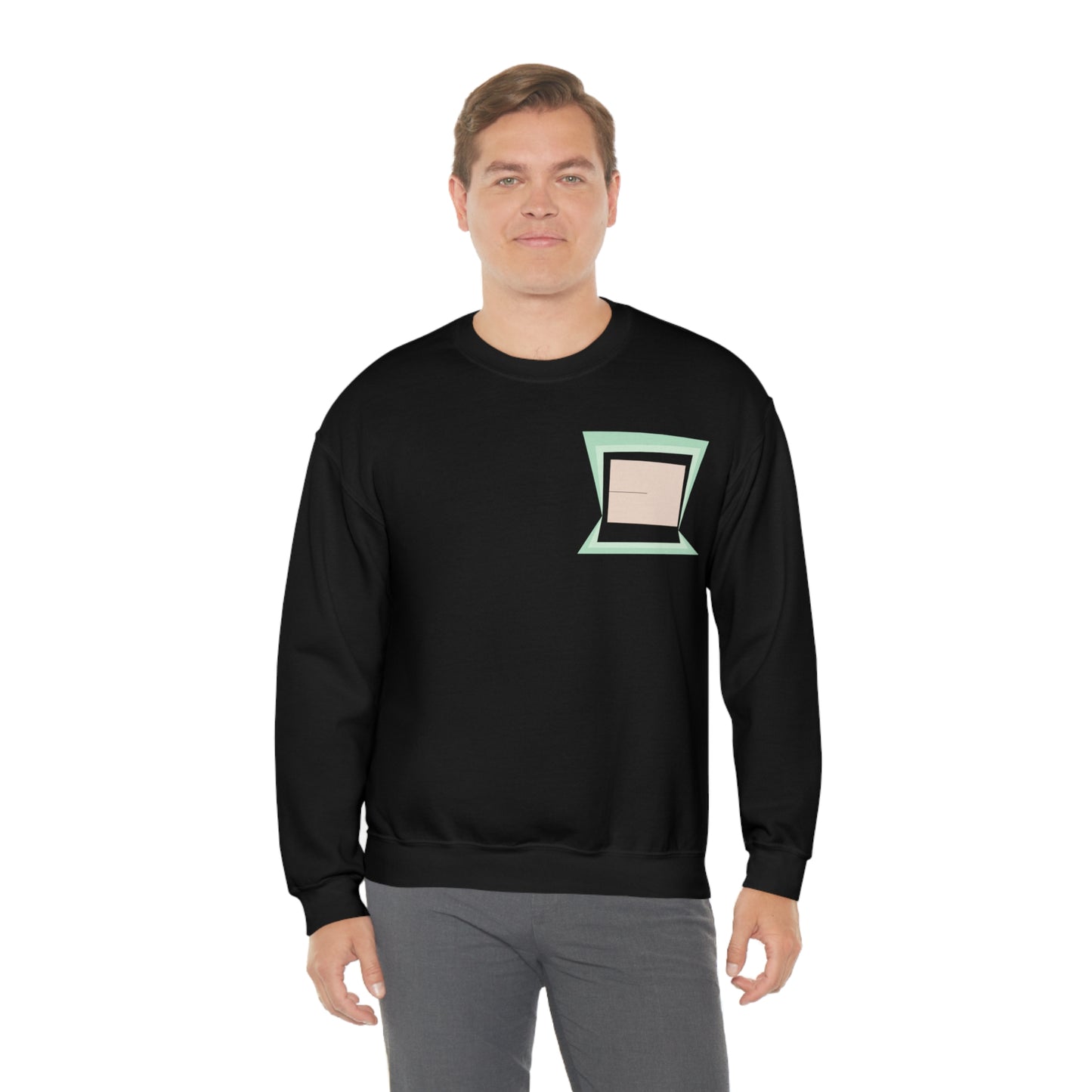 MINIMAL SHAPES 100 - Unisex Heavy Blend™ Crewneck Sweatshirt