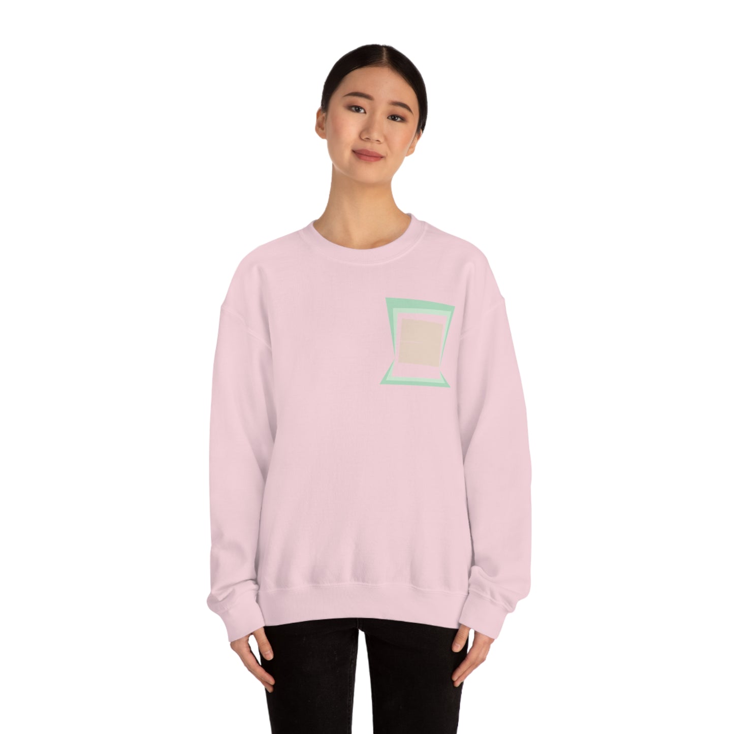 MINIMAL SHAPES 100 - Unisex Heavy Blend™ Crewneck Sweatshirt