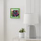 ABSTRACT SHAPE LIME 102 - Wood Canvas