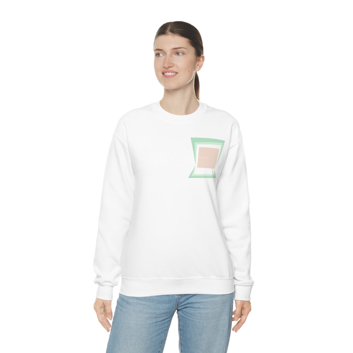 MINIMAL SHAPES 100 - Unisex Heavy Blend™ Crewneck Sweatshirt