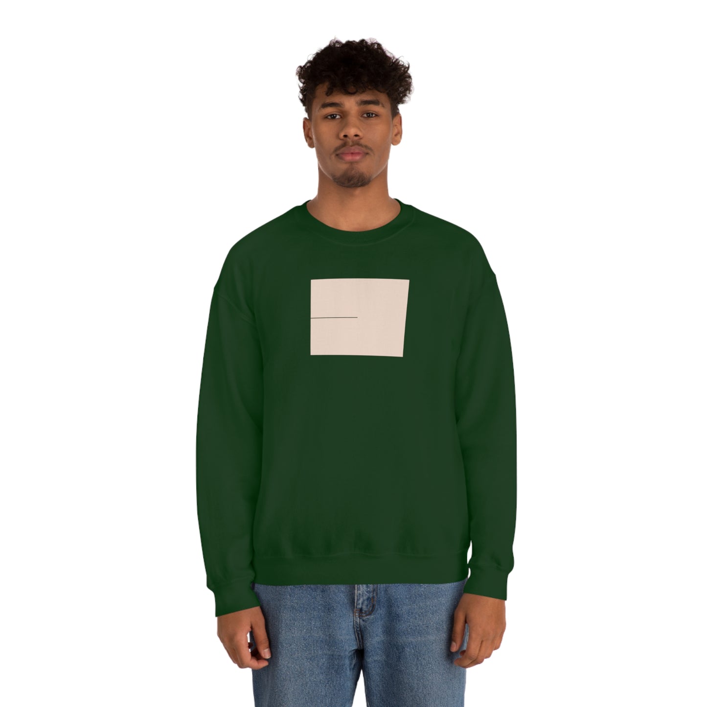 MINIMAL SHAPE 105 - Unisex Heavy Blend™ Crewneck Sweatshirt