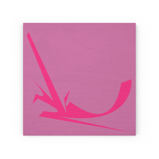 PINK SHAPE PINK 101 - Wood Canvas