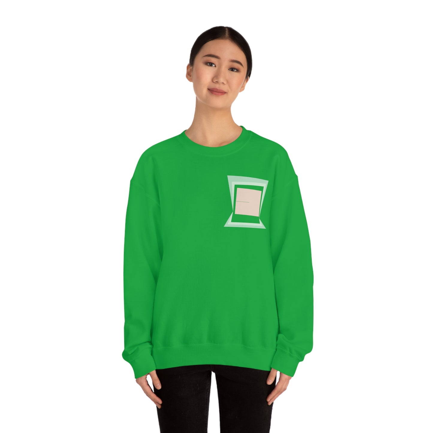 MINIMAL SHAPES 100 - Unisex Heavy Blend™ Crewneck Sweatshirt