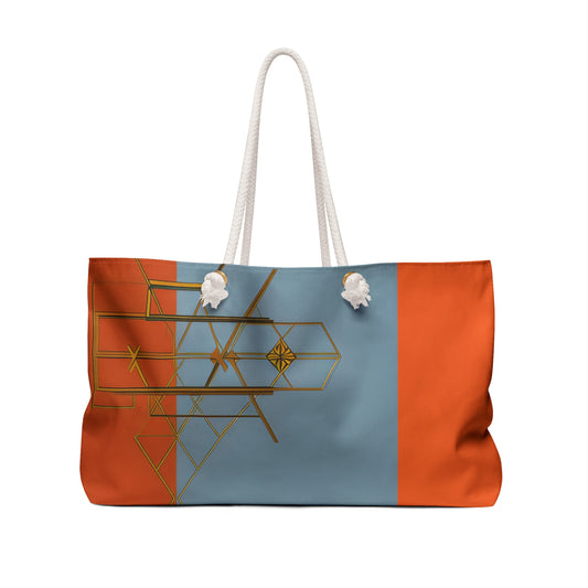 ABSTRACT SHAPES 102 CITRUS - Weekender Bag