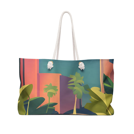 TROPICAL SIMPLE CITY 101 - Weekender Bag