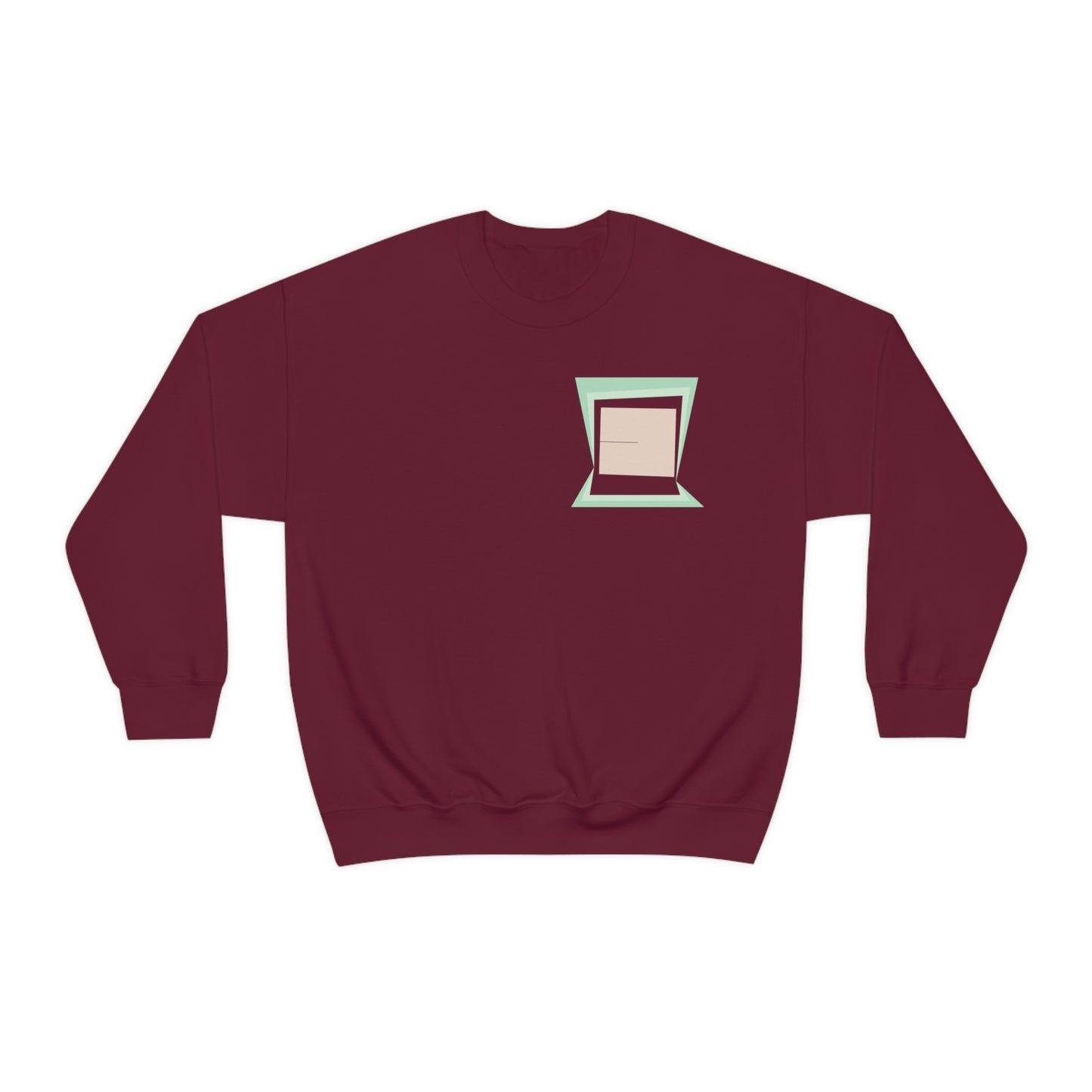 MINIMAL SHAPES 100 - Unisex Heavy Blend™ Crewneck Sweatshirt