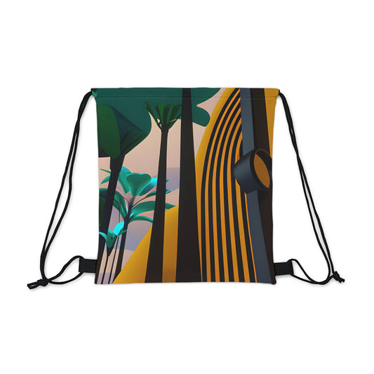 TROPICAL FUTURE 101 - Outdoor Drawstring Bag