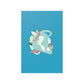 BLUE BLOBS & CO. 101 TURQUOISE - Satin Poster (210gsm)