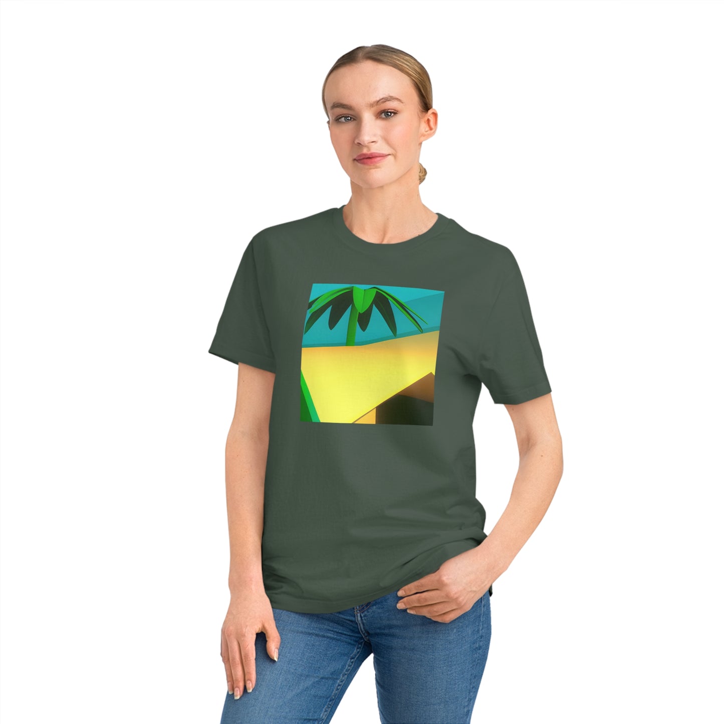 TROPICAL MINIMAL 101 - Unisex Rocker T-Shirt