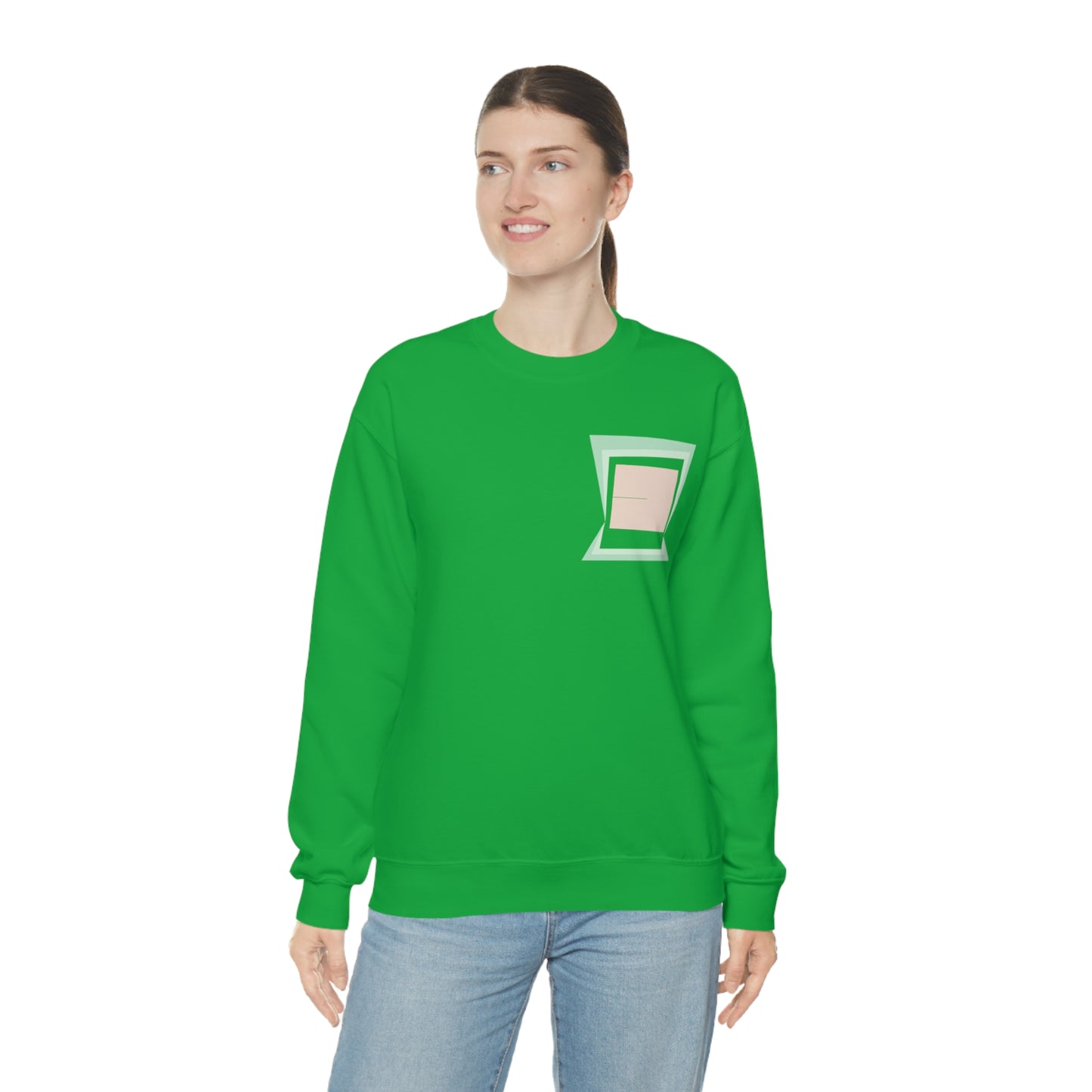 MINIMAL SHAPES 100 - Unisex Heavy Blend™ Crewneck Sweatshirt