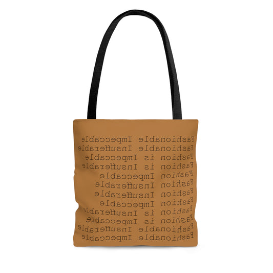 FASHION 101 TAN - Tote Bag