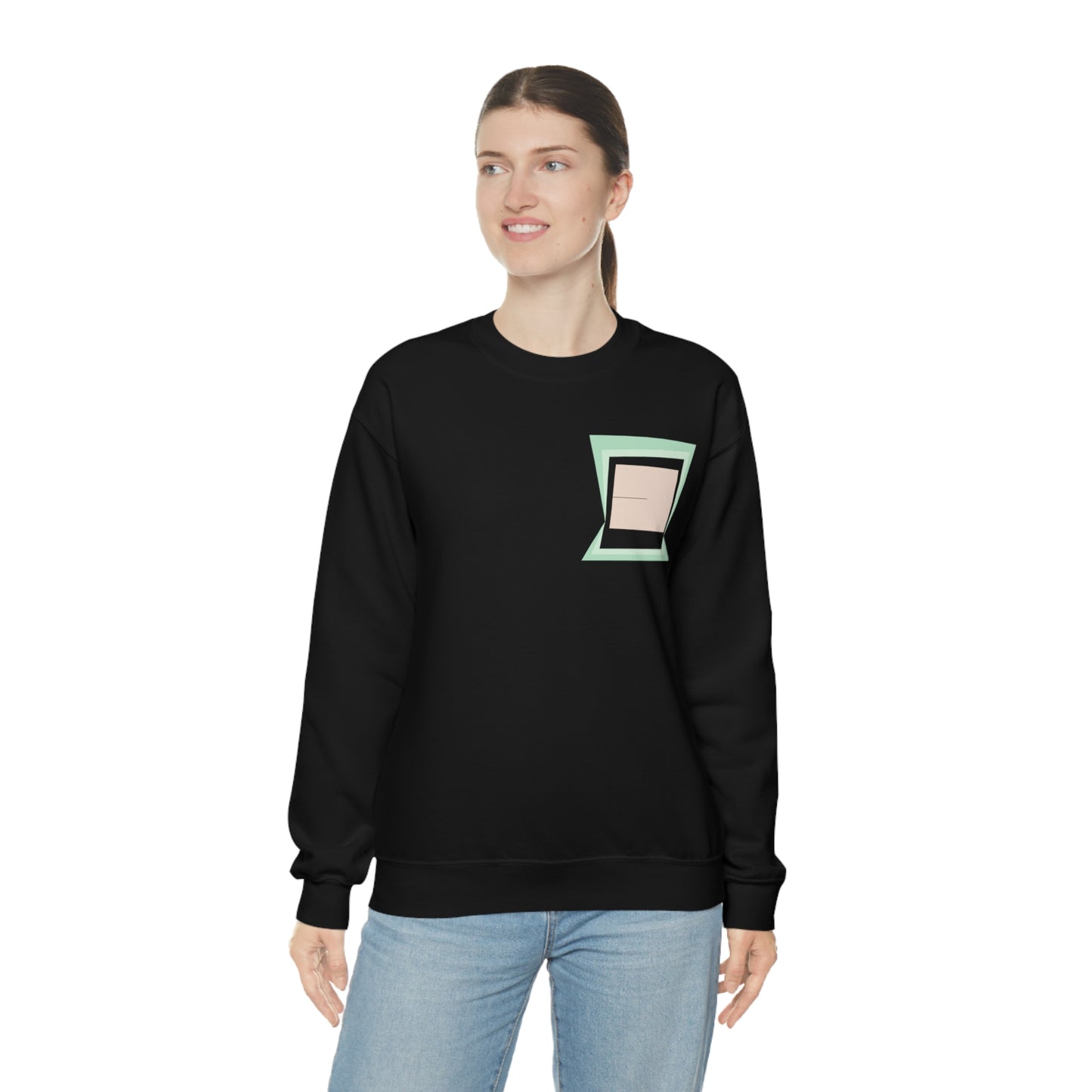 MINIMAL SHAPES 100 - Unisex Heavy Blend™ Crewneck Sweatshirt