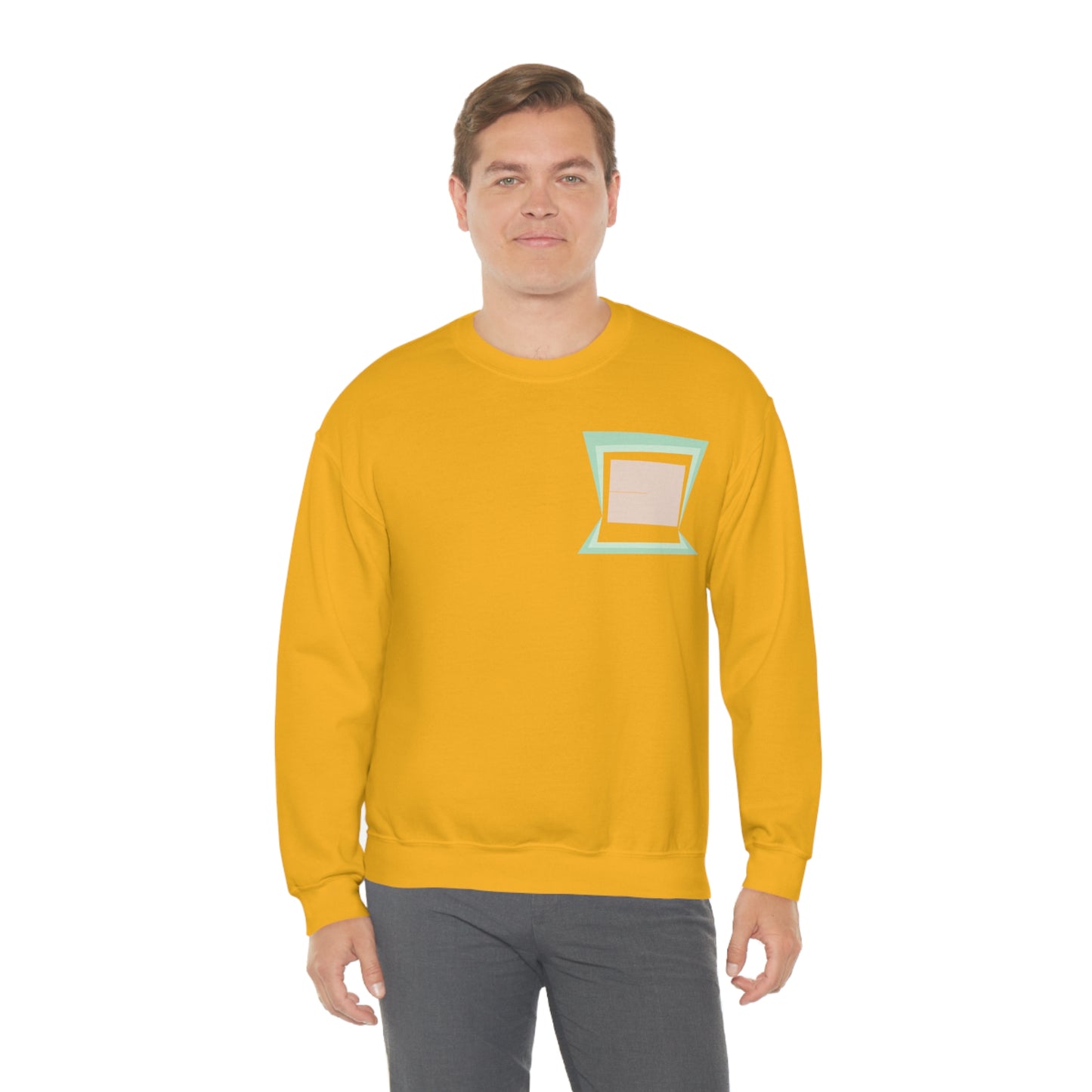 MINIMAL SHAPES 100 - Unisex Heavy Blend™ Crewneck Sweatshirt