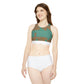 ABSTRACT SHAPES 103 WHITE - Sporty Bikini Set (AOP)