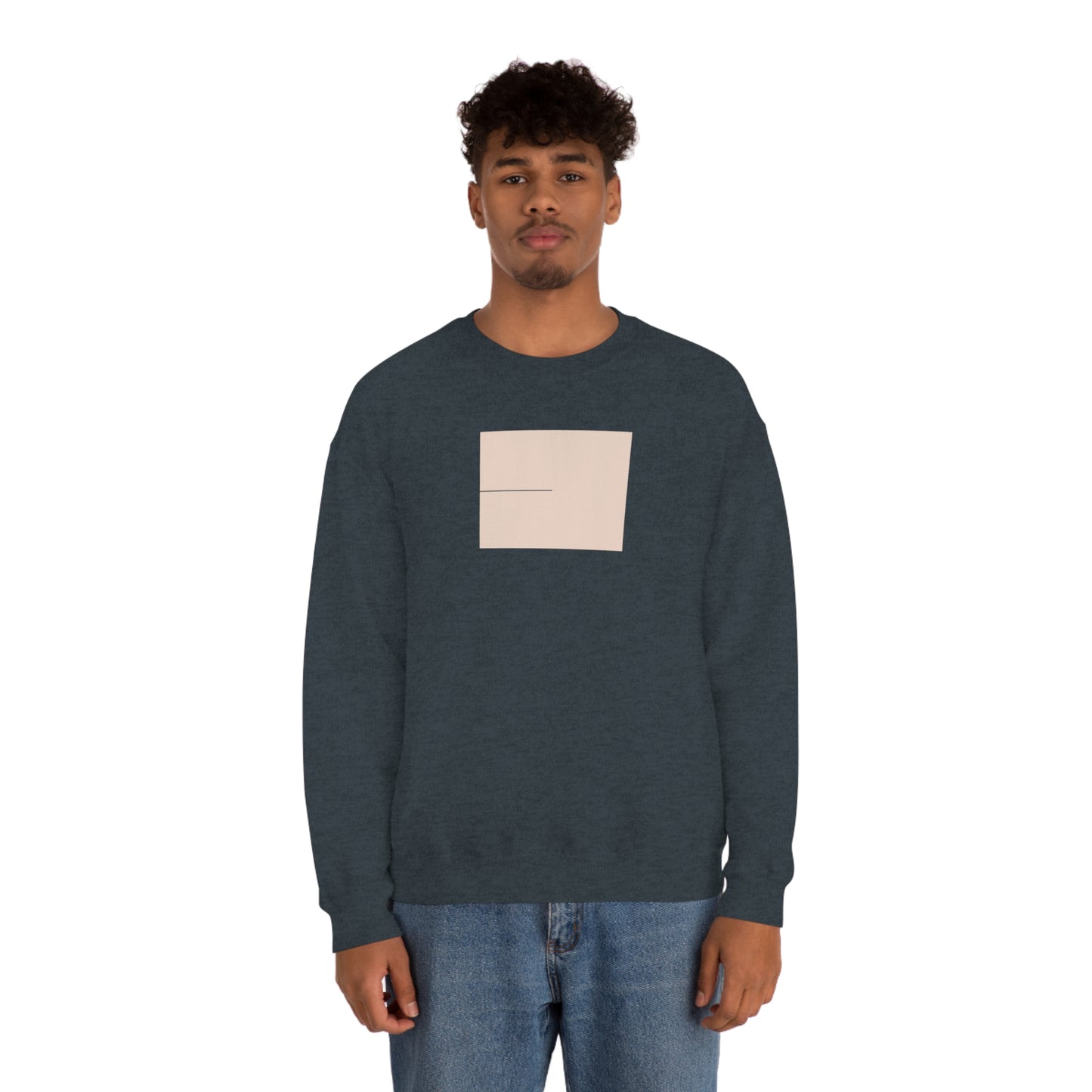 MINIMAL SHAPE 105 - Unisex Heavy Blend™ Crewneck Sweatshirt