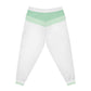 GREEN LINES 101 WHITE - Athletic Joggers (AOP)