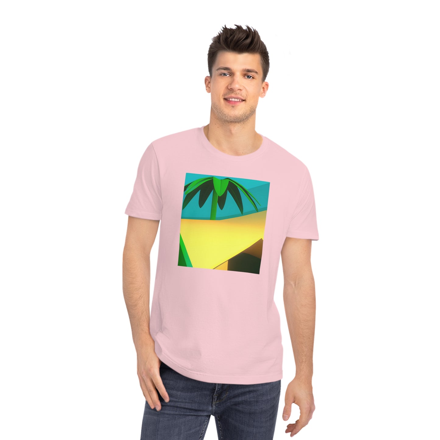 TROPICAL MINIMAL 101 - Unisex Rocker T-Shirt