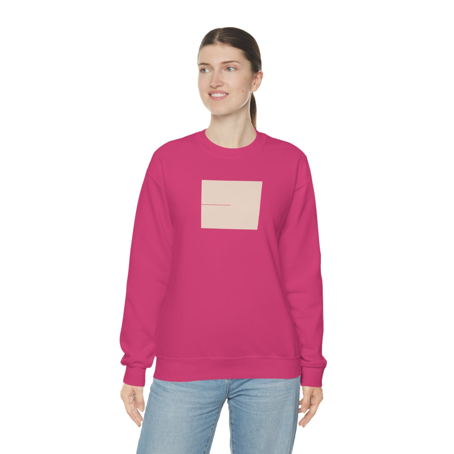 MINIMAL SHAPE 105 - Unisex Heavy Blend™ Crewneck Sweatshirt