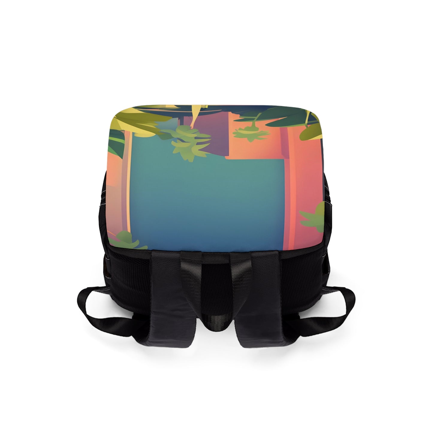 TROPICAL SIMPLE CITY 101 - Unisex Casual Shoulder Backpack