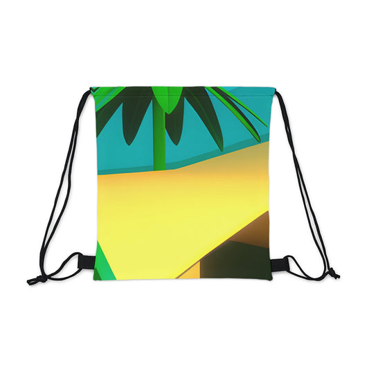 TROPICAL MINIMAL 101 - Outdoor Drawstring Bag