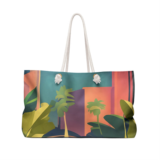 TROPICAL SIMPLE CITY 101 - Weekender Bag