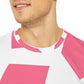 PINK GEODES 100101 - All Over Print Men's Polyester Tee (AOP)