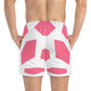 PINK GEODES MIRROR 101 - Swim Trunks (AOP)